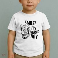 Funny Camel Smile! ItS Hump Day Funny Hump Day Toddler T-Shirt thumb 2