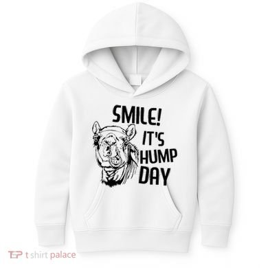 Funny Camel Smile! ItS Hump Day Funny Hump Day Kids Hoodie