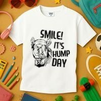Funny Camel Smile! ItS Hump Day Funny Hump Day Kids T-Shirt thumb 3