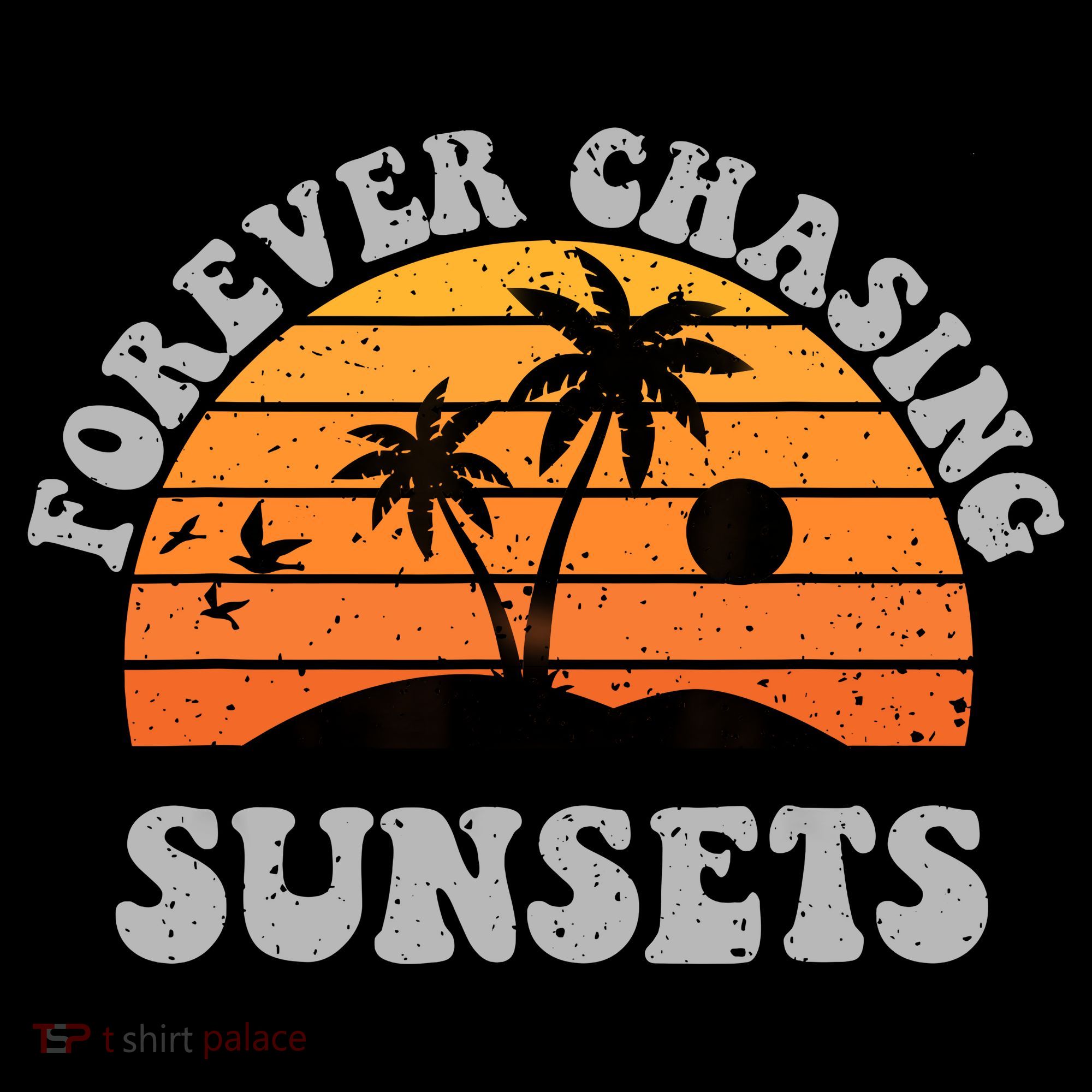 Forever Chasing Sunsets Funny Retro Sunset Photographer Men Women's Tank Top