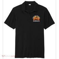Forever Chasing Sunsets Funny Retro Sunset Photographer Men Sport-Tek Posi-UV Pro Polo thumb 0