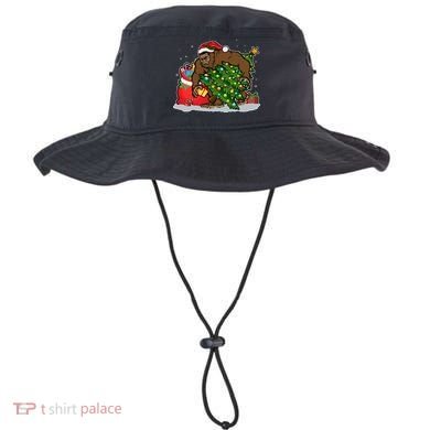 Funny Christmas Santa Sasquatch Bigfoot Bucket Hat