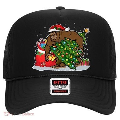 Funny Christmas Santa Sasquatch Bigfoot Hat