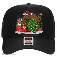Funny Christmas Santa Sasquatch Bigfoot Hat thumb 0