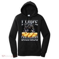 Funny Cringe Skeleton Meme I Love Garlic Bread Women's Hoodie thumb 0