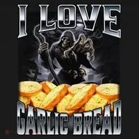 Funny Cringe Skeleton Meme I Love Garlic Bread Tank Top thumb 6