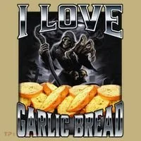 Funny Cringe Skeleton Meme I Love Garlic Bread Hoodie thumb 2