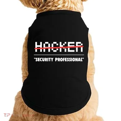 Funny Cyber Security Computer Hacker Gift Doggie Tank