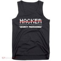 Funny Cyber Security Computer Hacker Gift Tank Top thumb 0