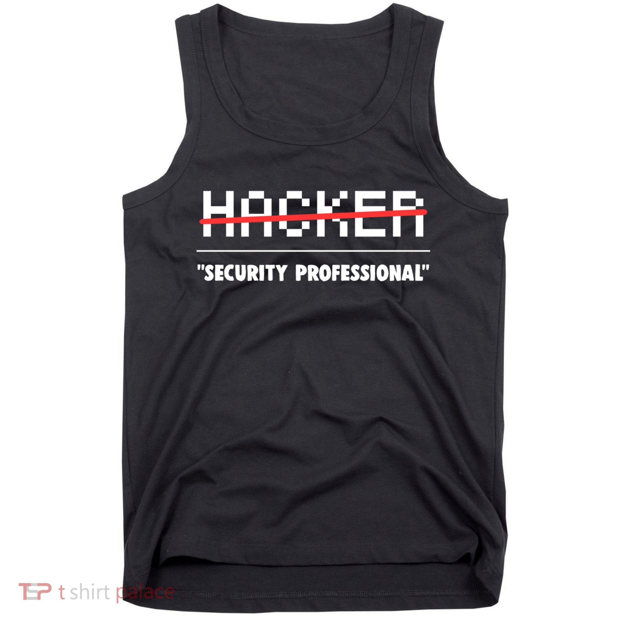 Funny Cyber Security Computer Hacker Gift Tank Top