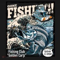Fishing Club Season Open Toddler Hoodie thumb 2