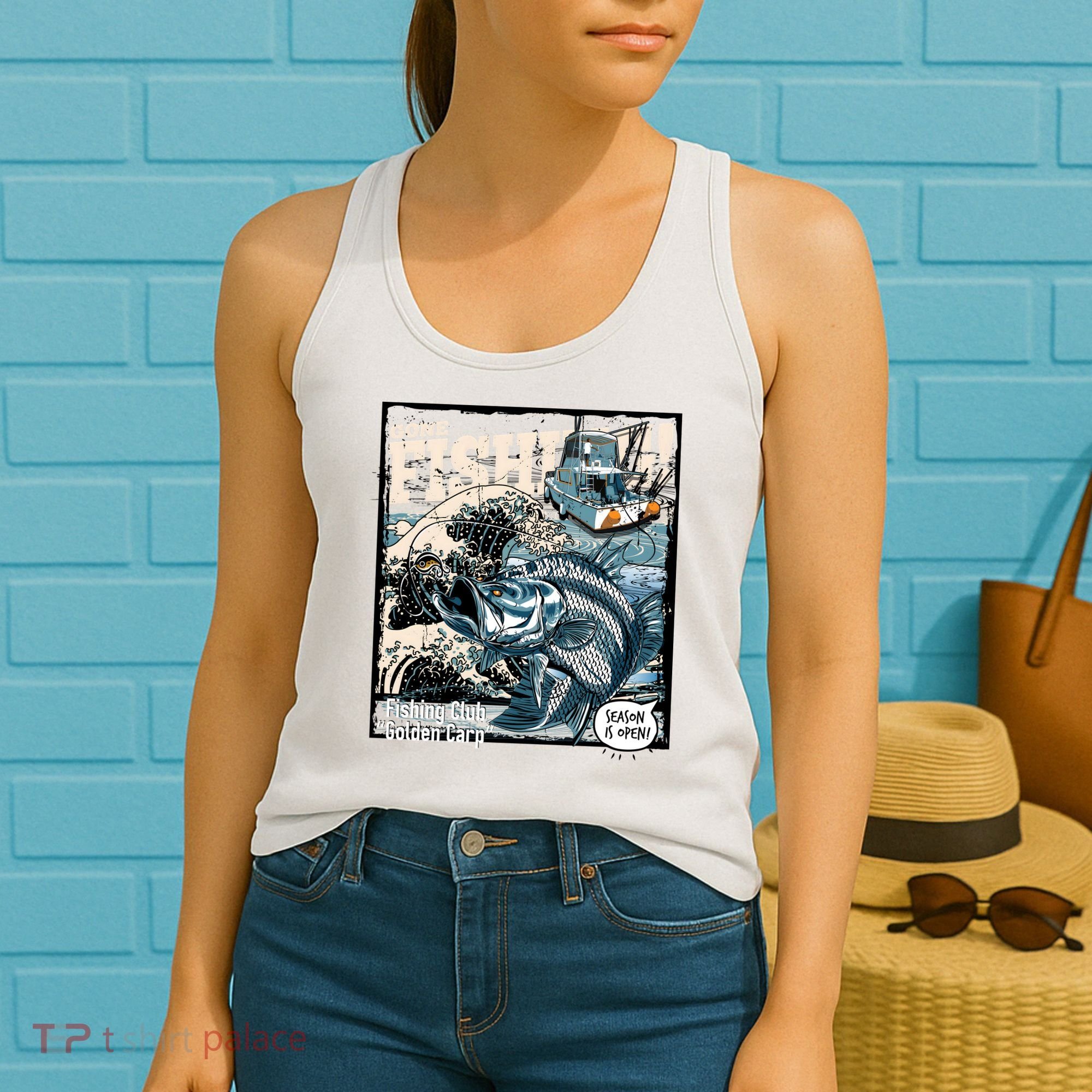 Fishing Club Season Open Women's Tank Top