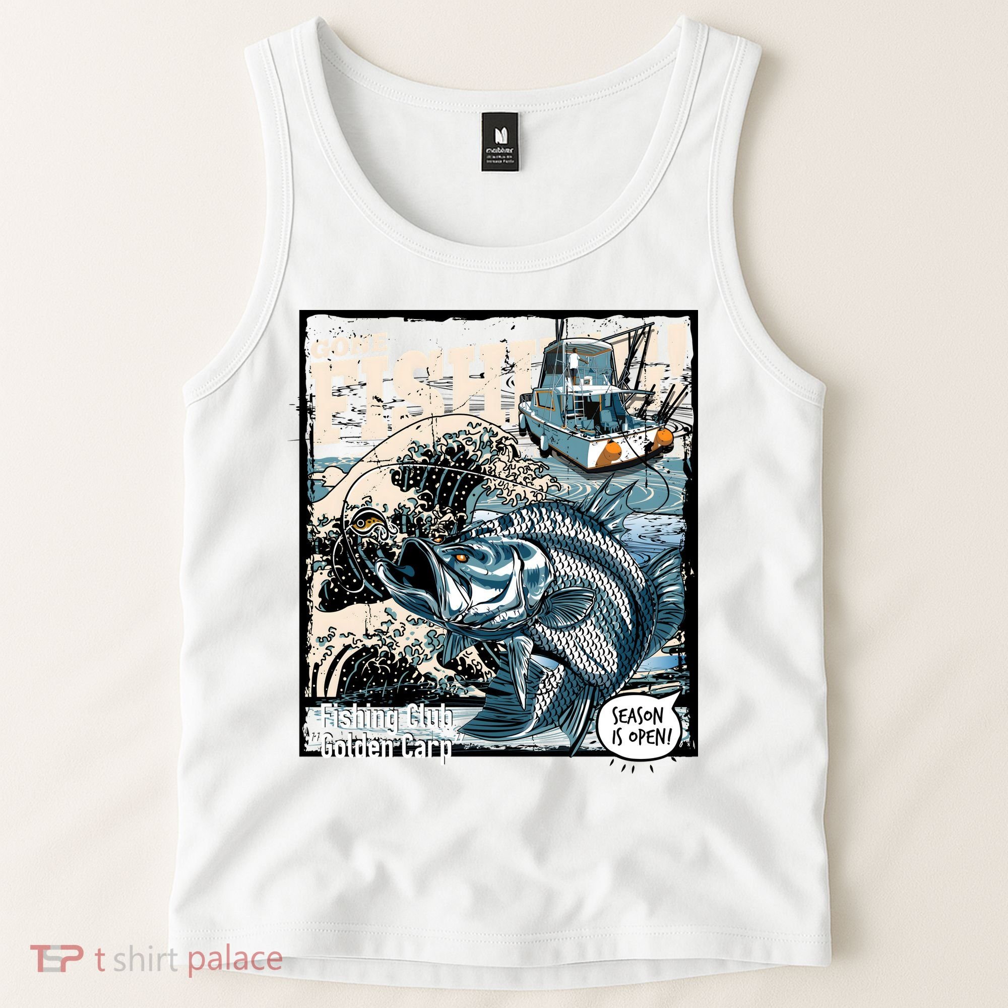 Fishing Club Season Open Tank Top
