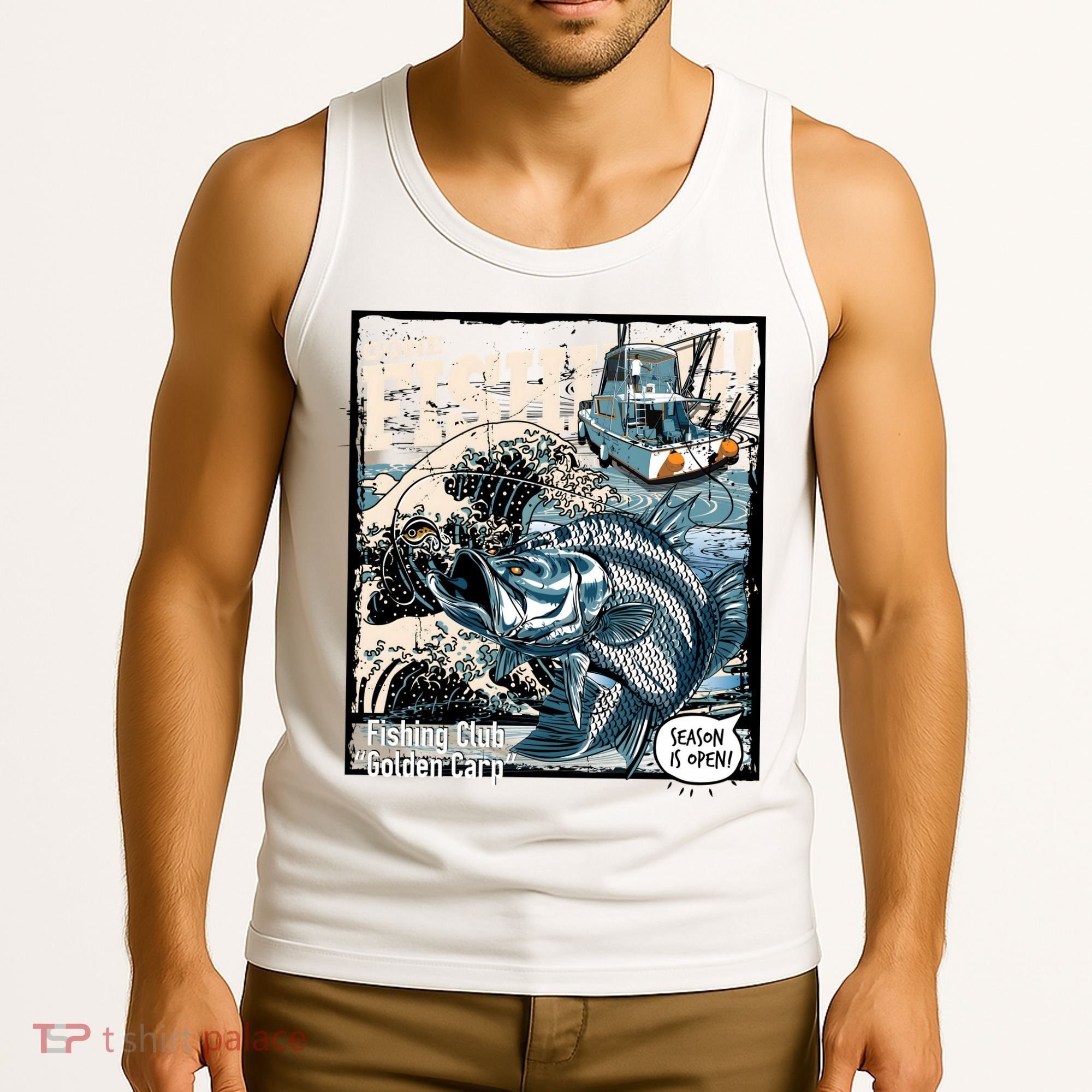 Fishing Club Season Open Tank Top