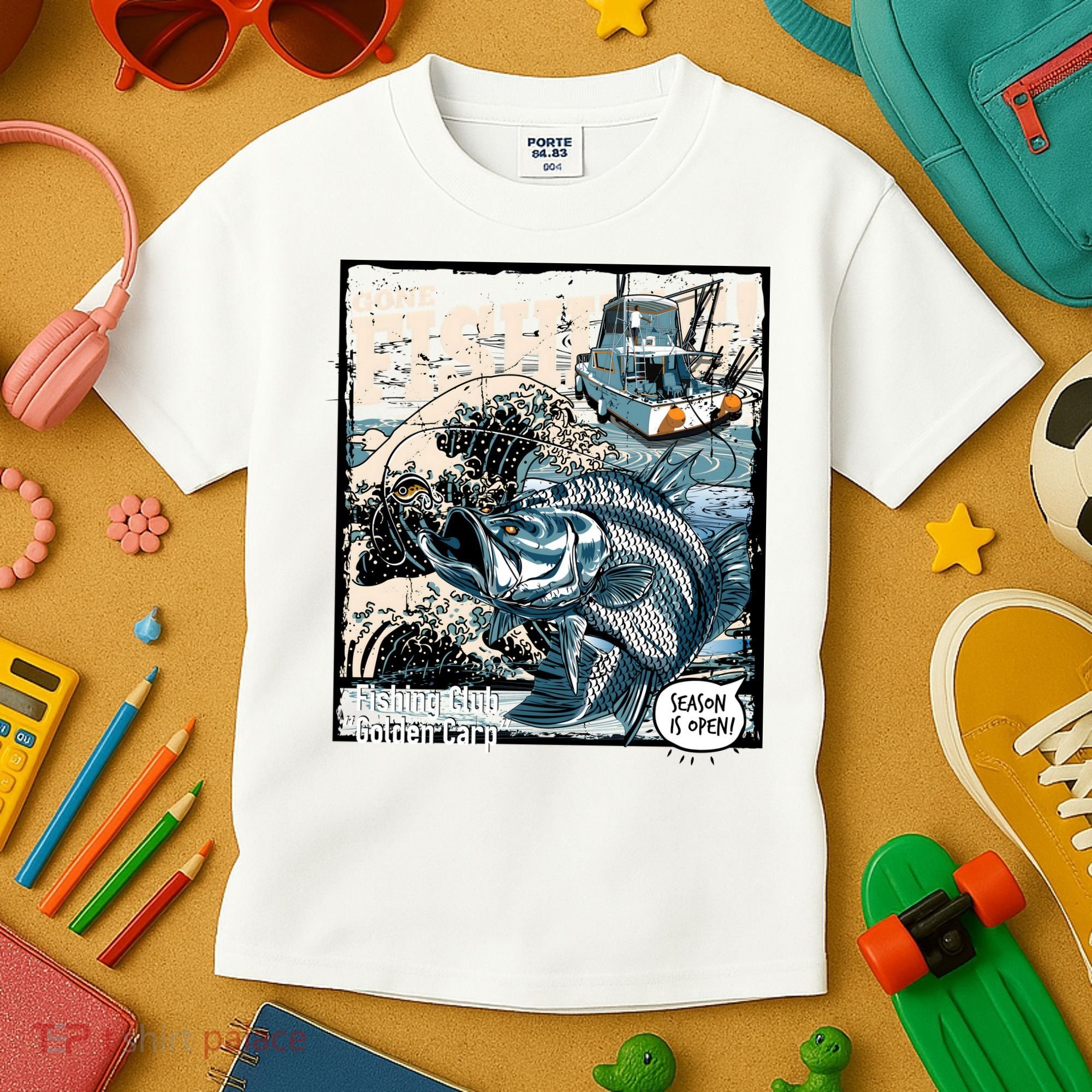 Fishing Club Season Open Kids T-Shirt