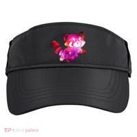 Funny Cute Space Galaxy Red Panda Adult Drive Performance Visor thumb 0