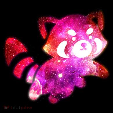 Funny Cute Space Galaxy Red Panda Coffee Mug
