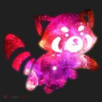 Funny Cute Space Galaxy Red Panda 11oz C Handle Ceramic Mug thumb 5