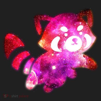 Funny Cute Space Galaxy Red Panda District V.I.T. Heavyweight Hoodie