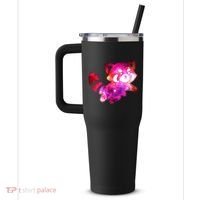 Funny Cute Space Galaxy Red Panda 40oz Vacuum Insulated Stainless Steel Travel Tumbler thumb 2
