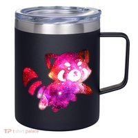 Funny Cute Space Galaxy Red Panda 12oz Stainless Steel Coffee Mug thumb 0