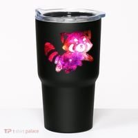 Funny Cute Space Galaxy Red Panda Tumbler thumb 0
