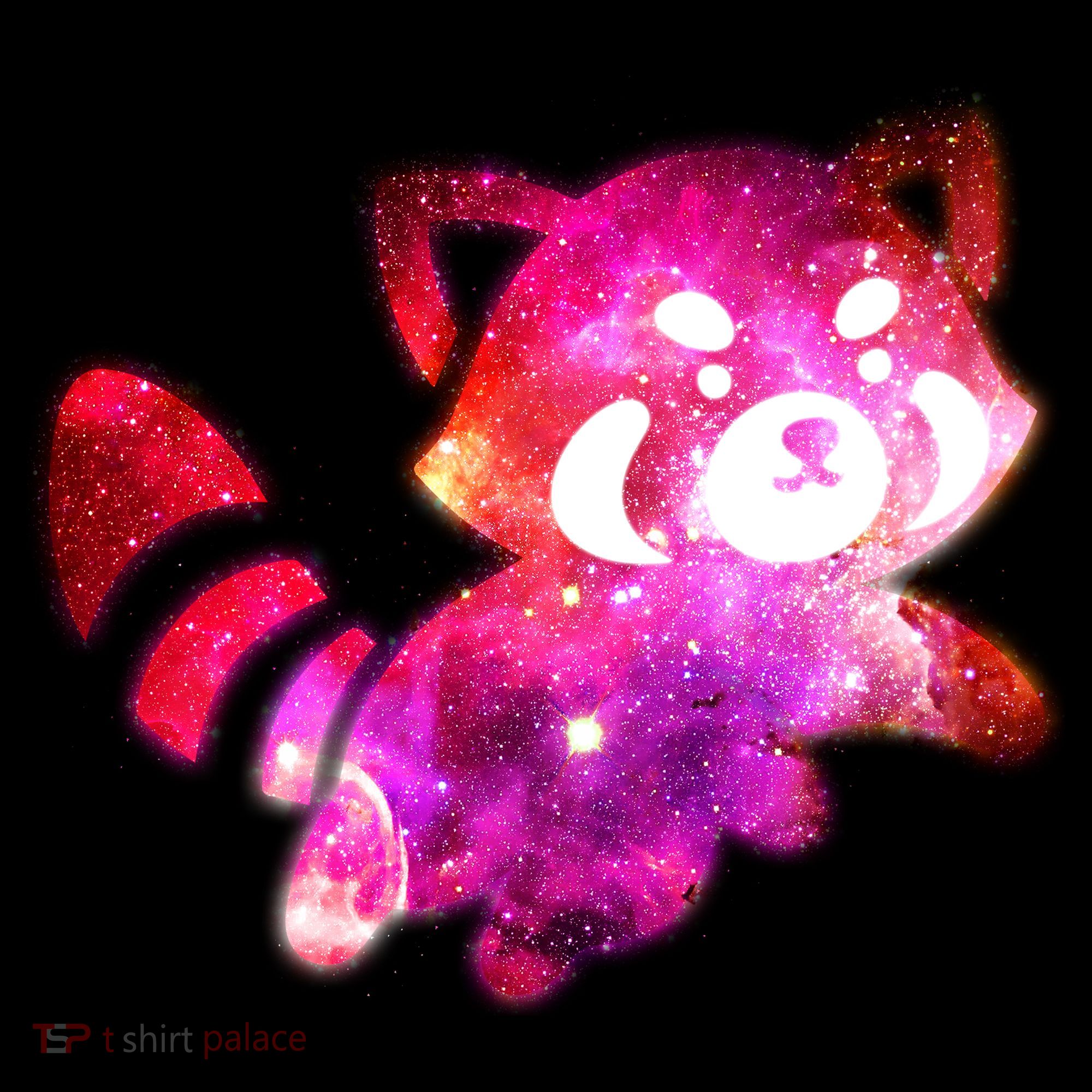 Funny Cute Space Galaxy Red Panda Ornament