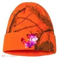 Funny Cute Space Galaxy Red Panda Kati Licensed 12" Camo Cuffed Beanie thumb 0