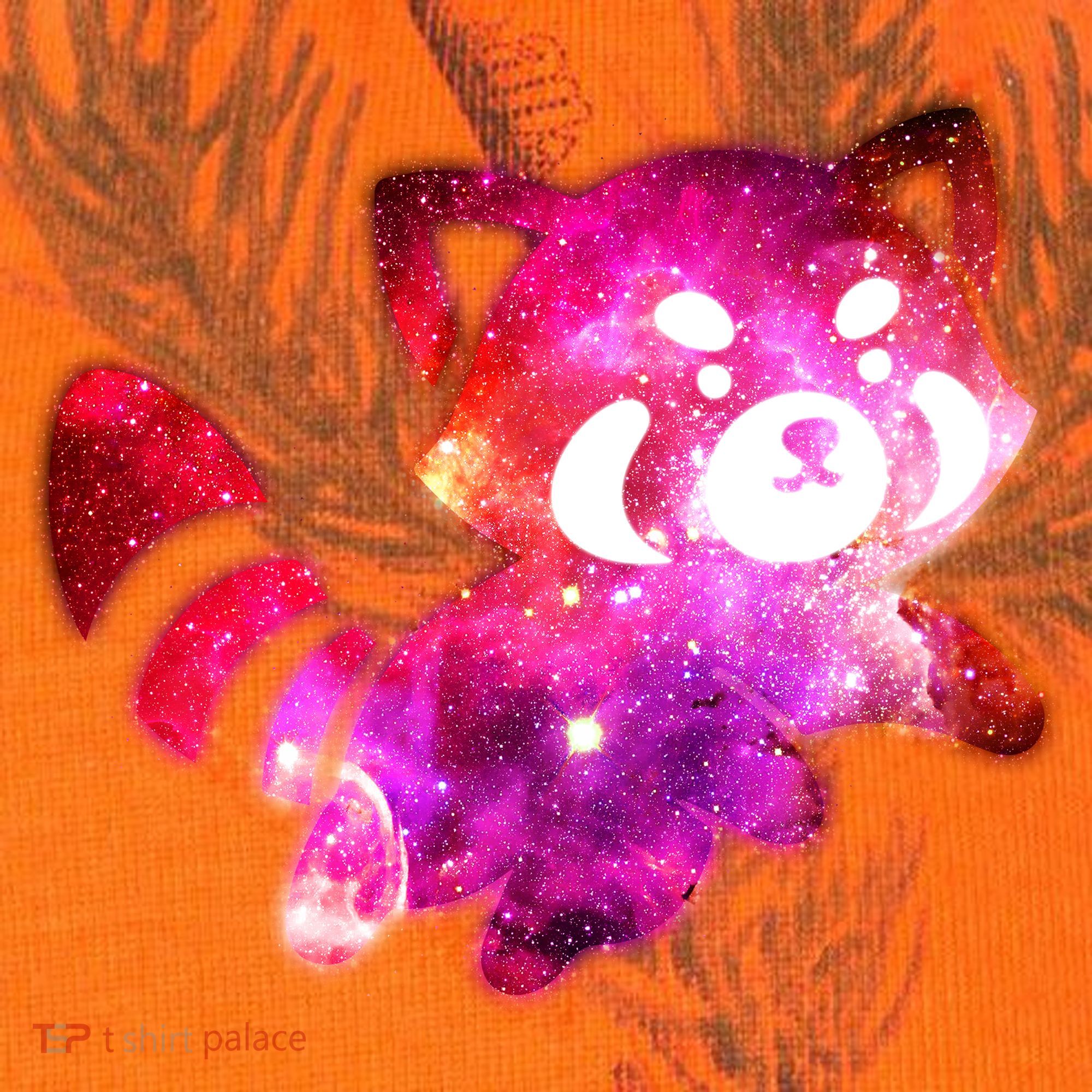 Funny Cute Space Galaxy Red Panda Kati Licensed 12" Camo Cuffed Beanie