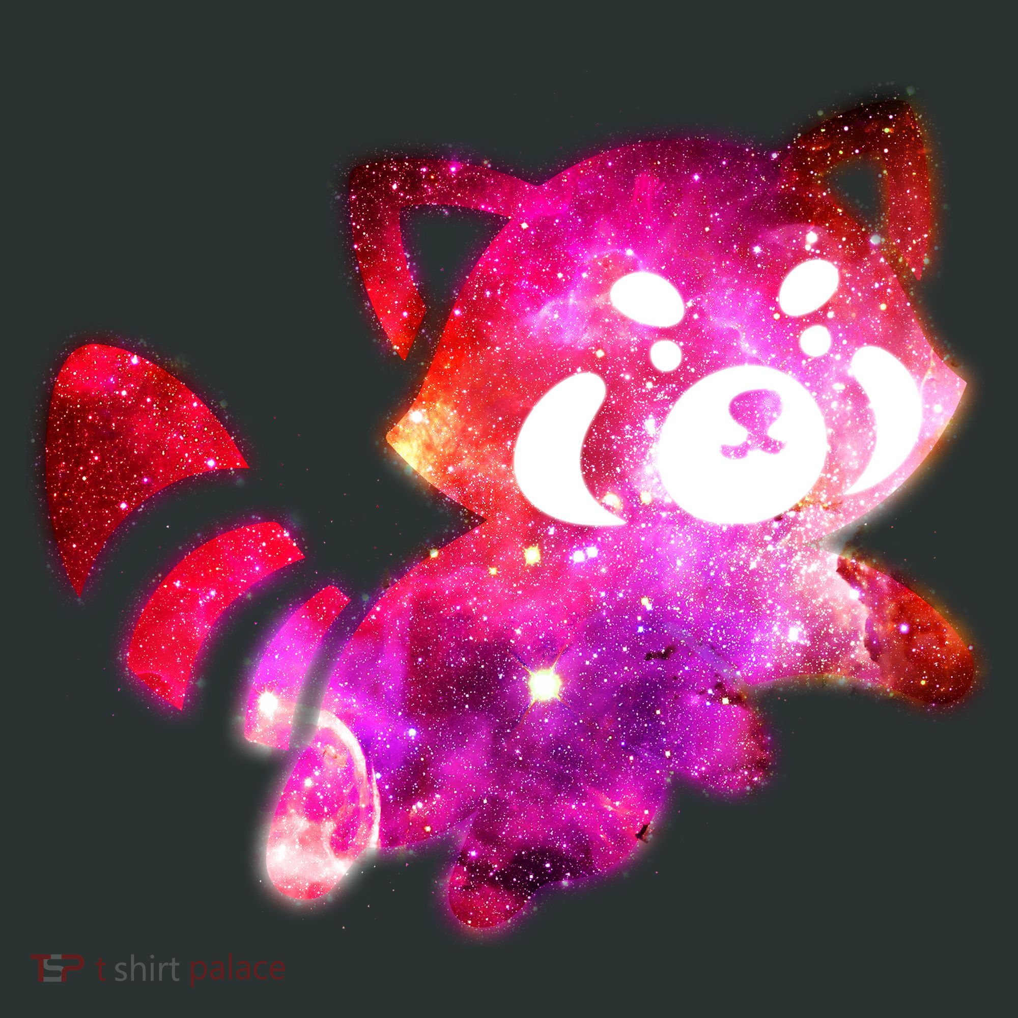 Funny Cute Space Galaxy Red Panda Infant Baby Jersey Bodysuit