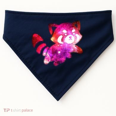 Funny Cute Space Galaxy Red Panda USA-Made Doggie Bandana