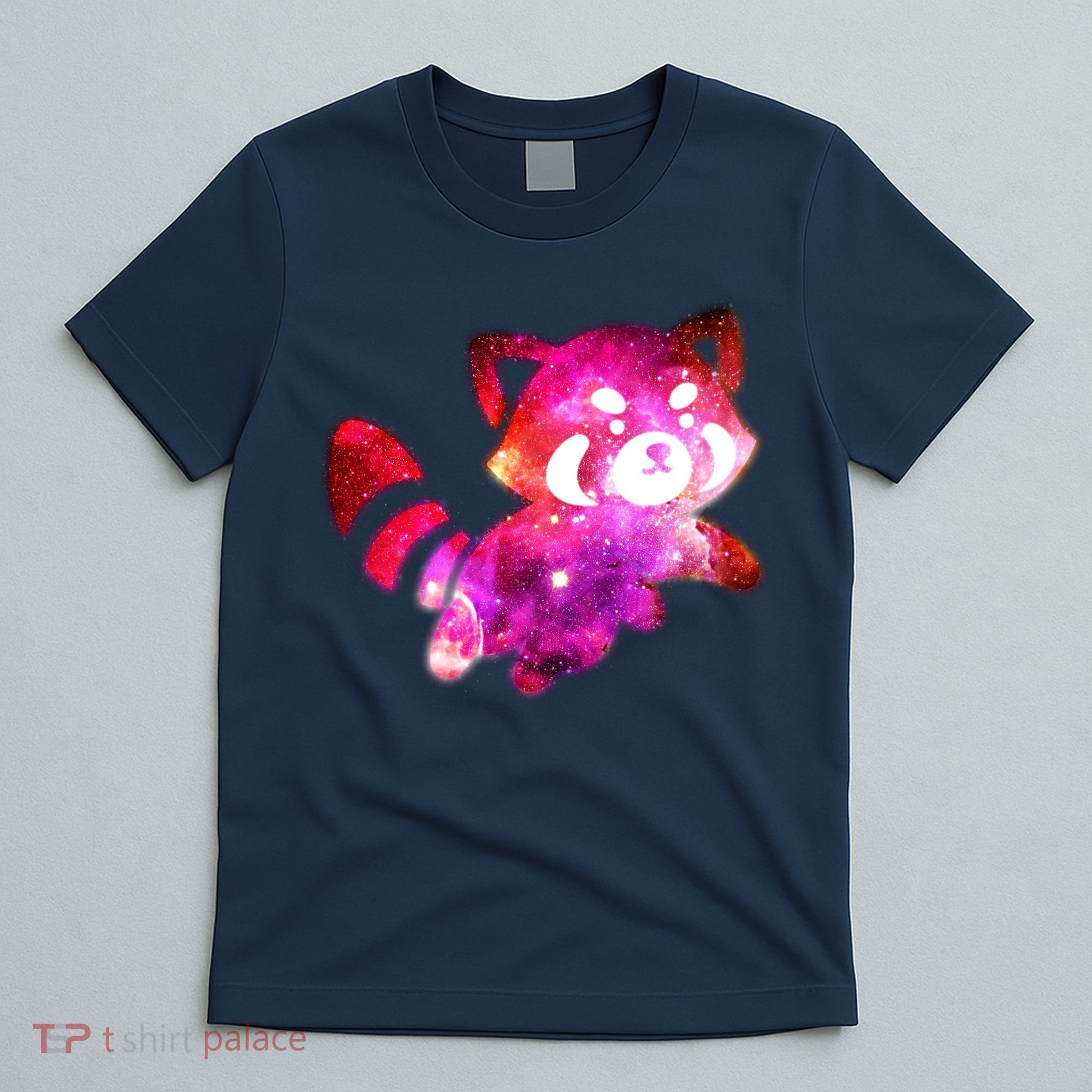 Funny Cute Space Galaxy Red Panda T-Shirt