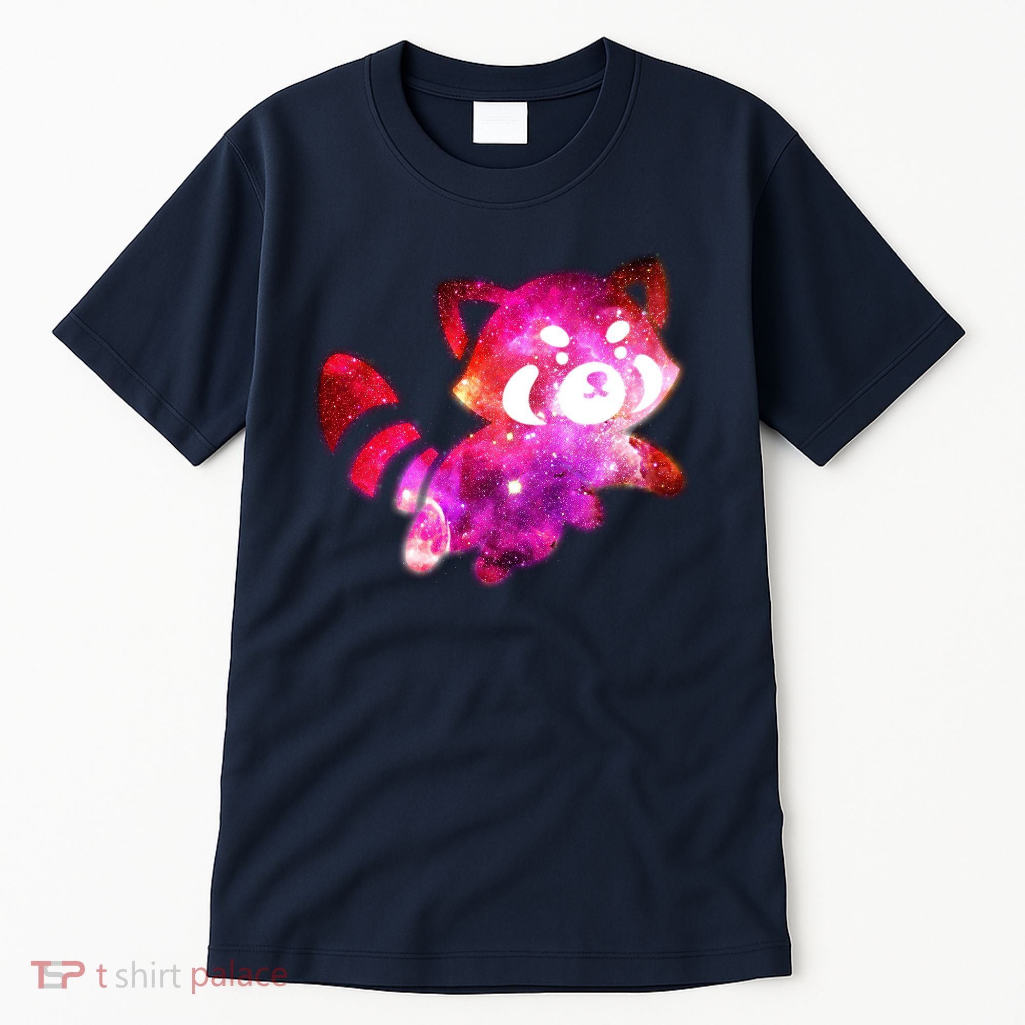 Funny Cute Space Galaxy Red Panda Tall T-Shirt