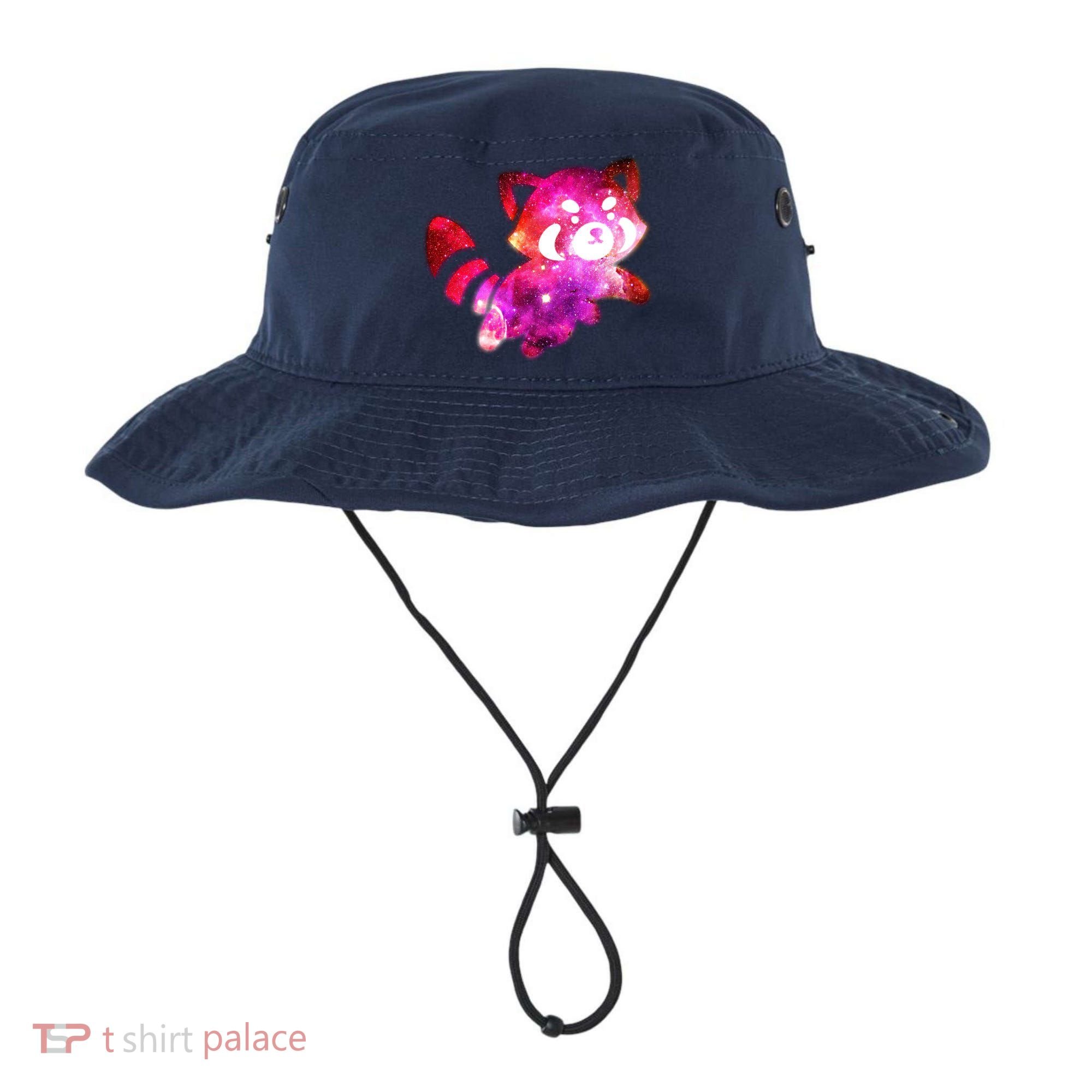 Funny Cute Space Galaxy Red Panda Bucket Hat