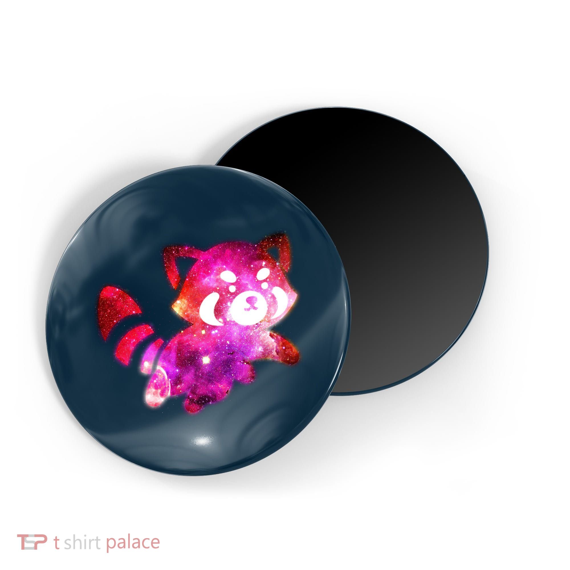 Funny Cute Space Galaxy Red Panda Magnet