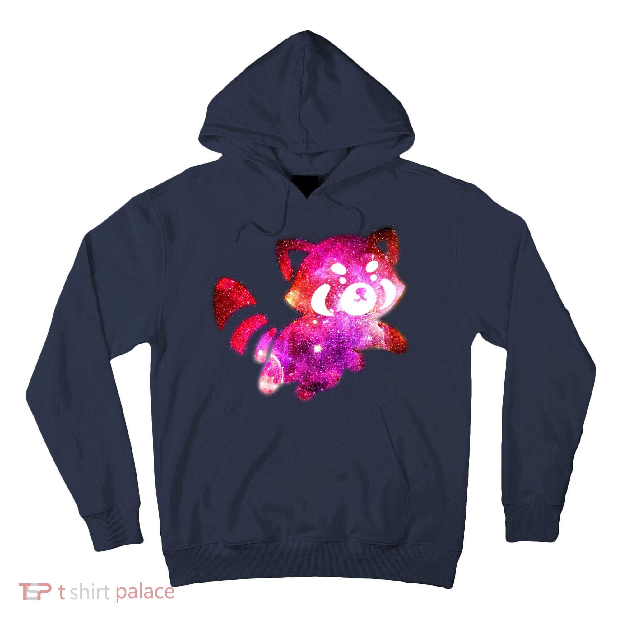 Funny Cute Space Galaxy Red Panda Tall Hoodie