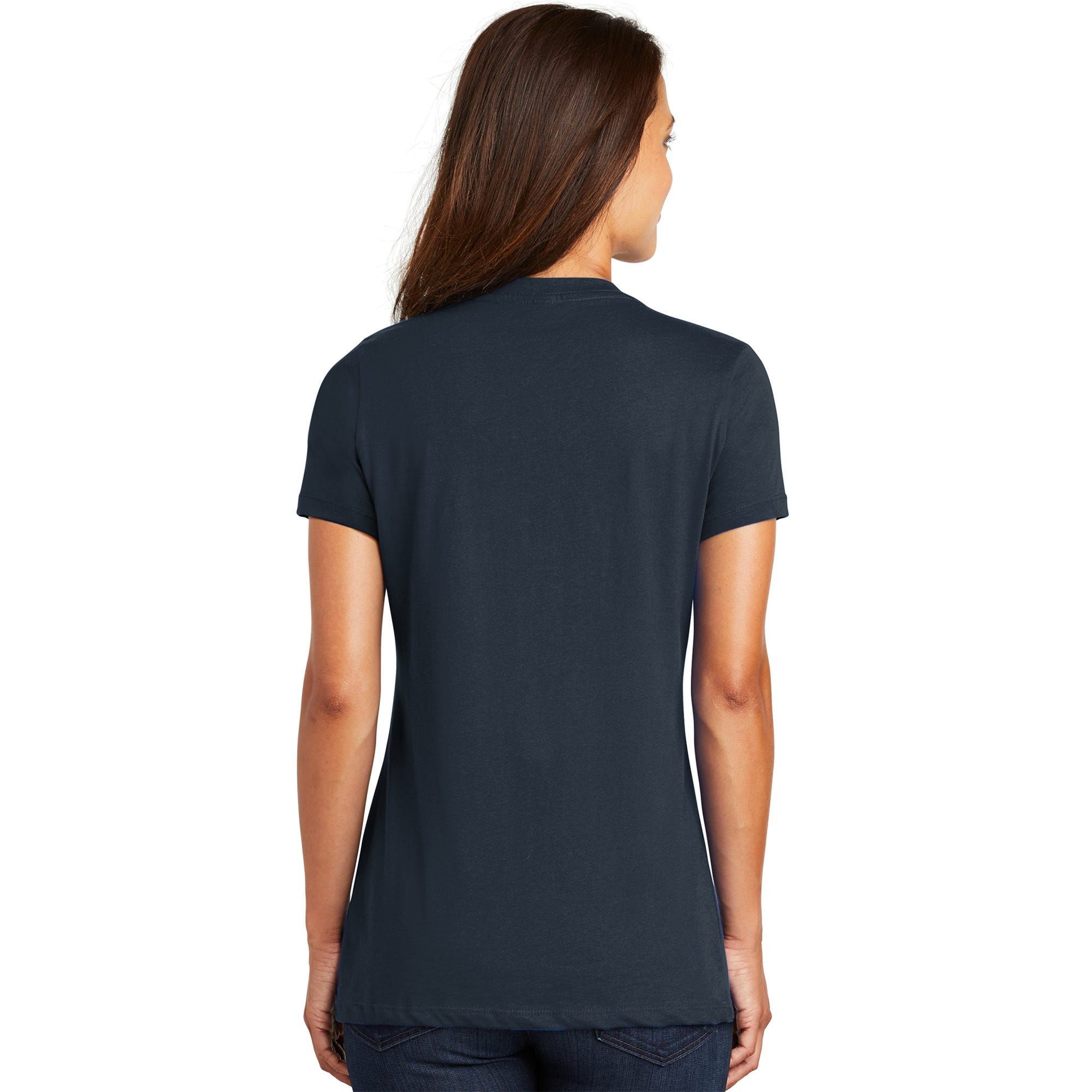 Funny Cute Space Galaxy Red Panda Women's V-Neck T-Shirt