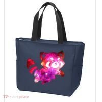 Funny Cute Space Galaxy Red Panda Tote Bag thumb 3
