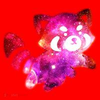 Funny Cute Space Galaxy Red Panda Santa Hat thumb 1
