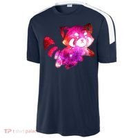 Funny Cute Space Galaxy Red Panda Sport-Tek Competitor United Soccer Jersey thumb 2