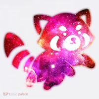 Funny Cute Space Galaxy Red Panda Comfort Colors Garment-Dyed Hooded Sweatshirt thumb 2