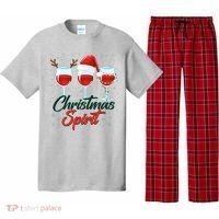 Funny Christmas Spirit Wine Lover Pajama Set thumb 0