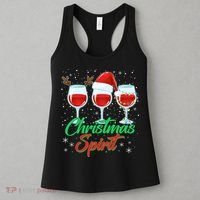 Funny Christmas Spirit Wine Lover Women's Tank Top thumb 3