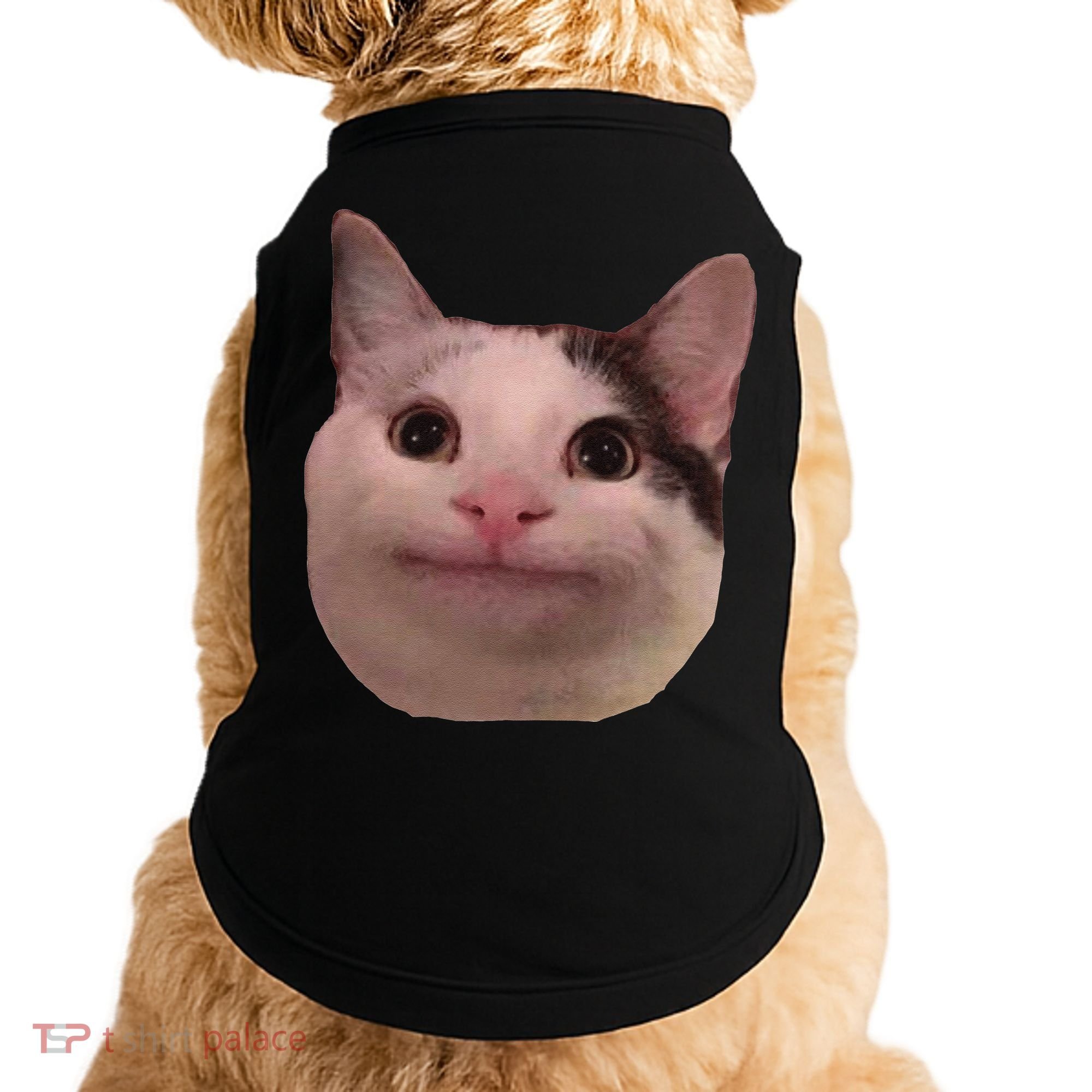 Funny Cat Smiling Cat Beluga Doggie Tank