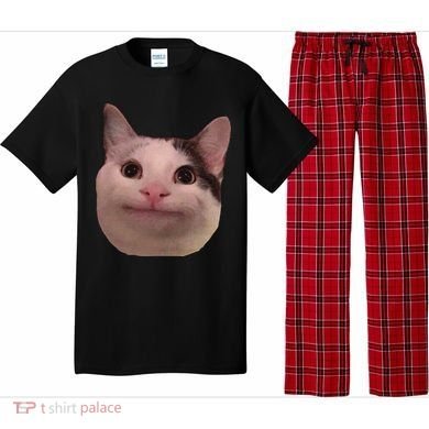 Funny Cat Smiling Cat Beluga Pajama Set