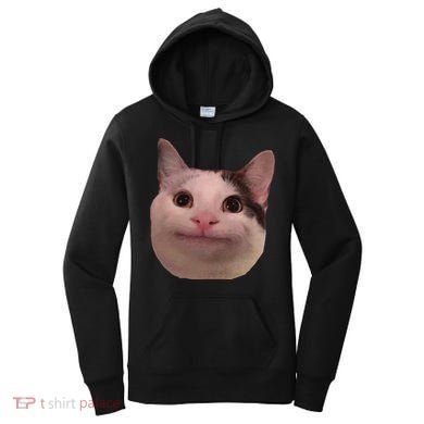 Funny Cat Smiling Cat Beluga Women's Hoodie