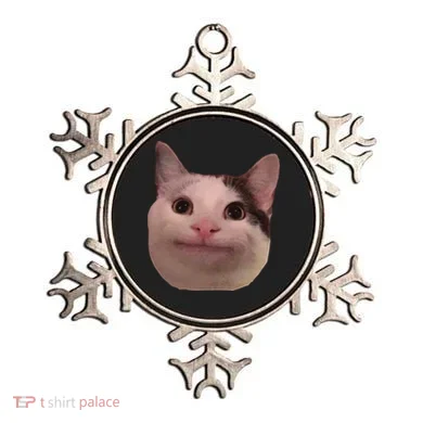 Funny Cat Smiling Cat Beluga Ornament