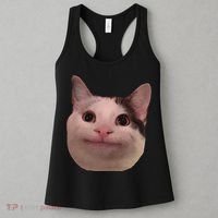 Funny Cat Smiling Cat Beluga Women's Tank Top thumb 3