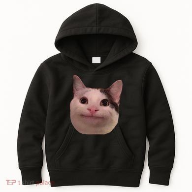 Funny Cat Smiling Cat Beluga Kids Hoodie