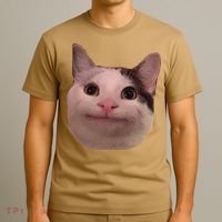 Funny Cat Smiling Cat Beluga T-Shirt thumb 3